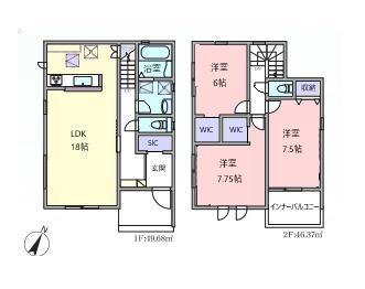 神栖市若松中央５丁目の新築一戸建