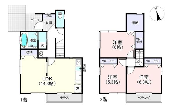 富里市七栄　中古戸建