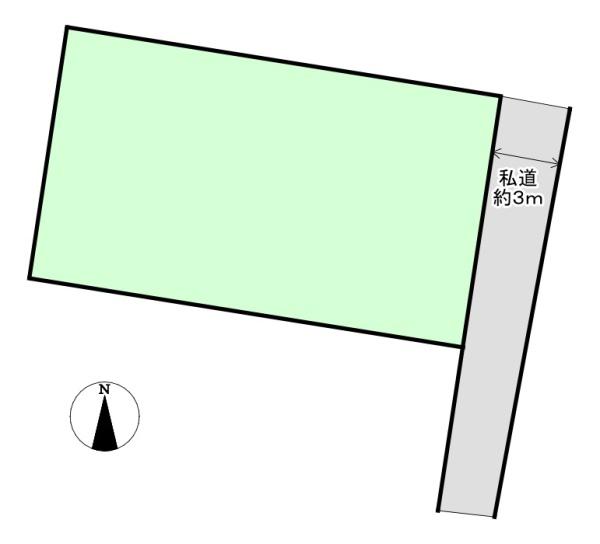 習志野市新栄　土地　建築条件なし