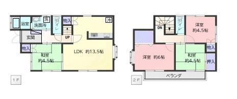 富里市新中沢　中古戸建