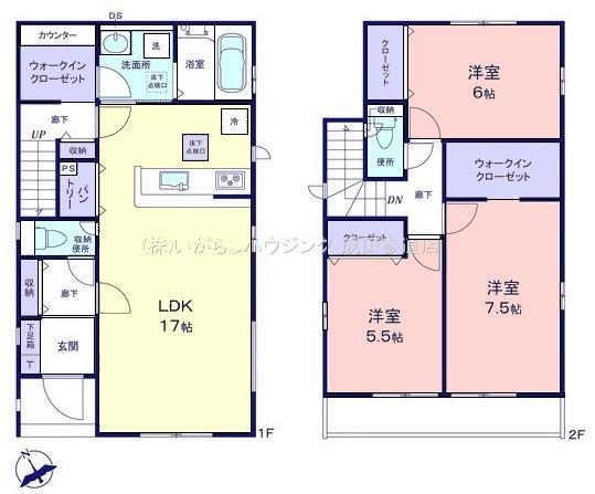 グラファーレ酒々井町中央台3期　全2棟　2号棟