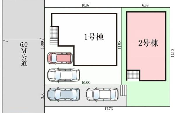 グラファーレ酒々井町中央台3期　全2棟　2号棟