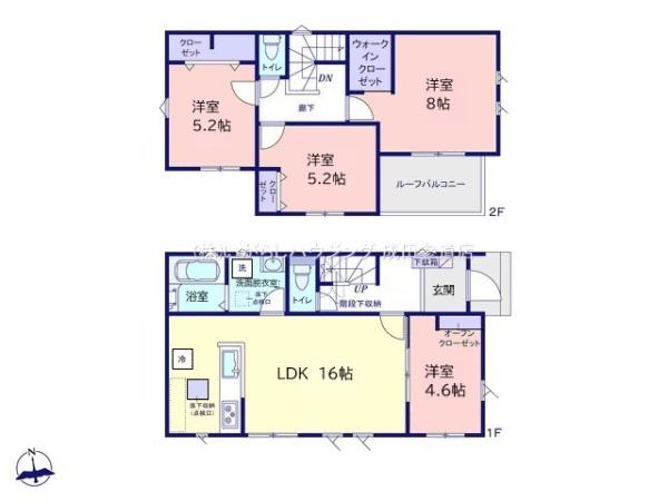 リナージュ神栖堀割3丁目　24-1期全3棟　１号棟