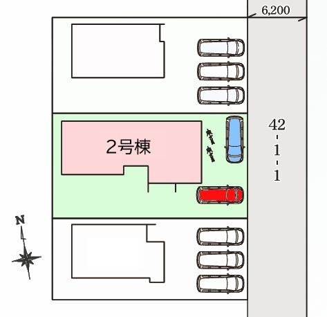 リナージュ神栖堀割3丁目　24-1期全3棟　２号棟