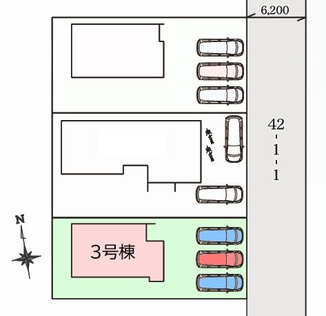 リナージュ神栖堀割3丁目　24-1期全3棟　３号棟