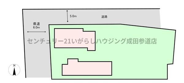 印西市萩原　土地