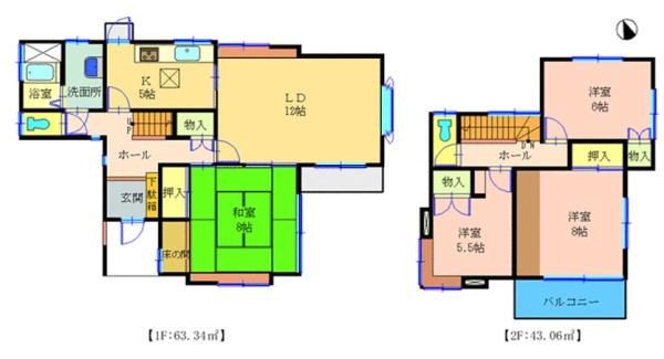 八街市泉台２丁目の中古一戸建て