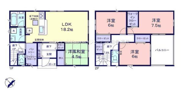 クレイドルガーデン　八街市八街に第17　全8棟　1号棟