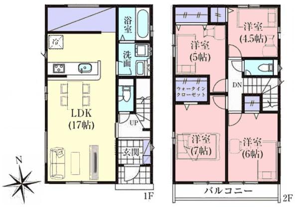 グラファーレ酒々井町酒々井3期　全2棟　2号棟