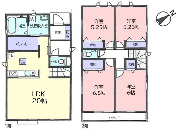 成田市美郷台　全5棟　Ａ号棟