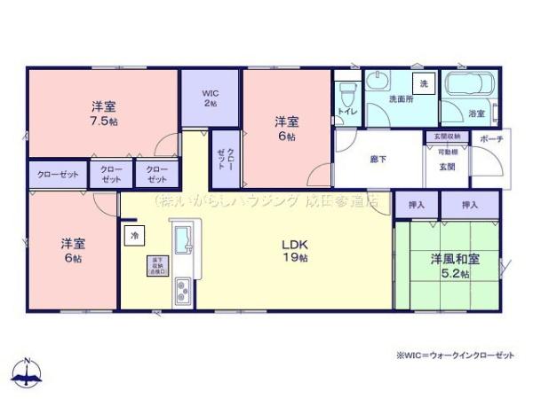 クレイドルガーデン富里市七栄　第31　全14棟　3号棟