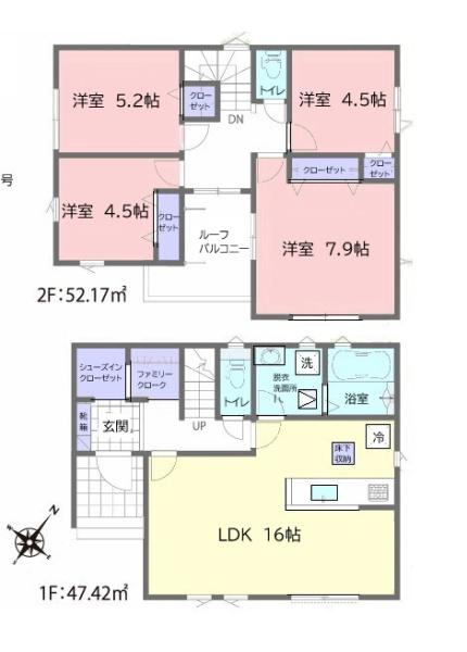リナージュ八街富山第1期　全1棟