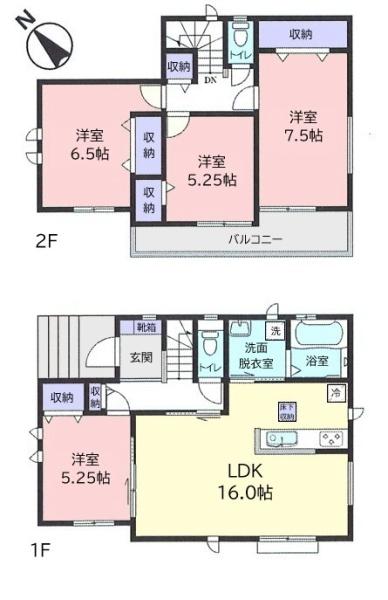 ハートフルタウン安食台Ⅰ　全2棟　Ａ号棟