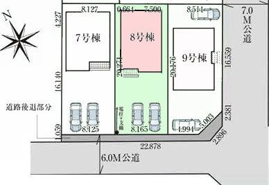 富里市御料全9棟 8号棟(区画図)