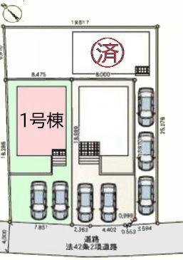クレイドルガーデン栄町安食第25　全3棟　1号棟