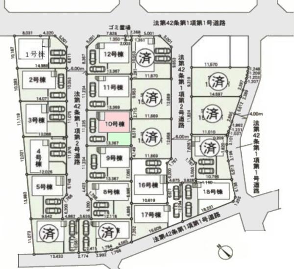 クレイドルガーデン成田市中台第5(全21棟内13棟)10号棟