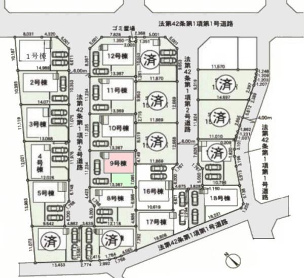 クレイドルガーデン成田市中台第5(全21棟内13棟)9号棟