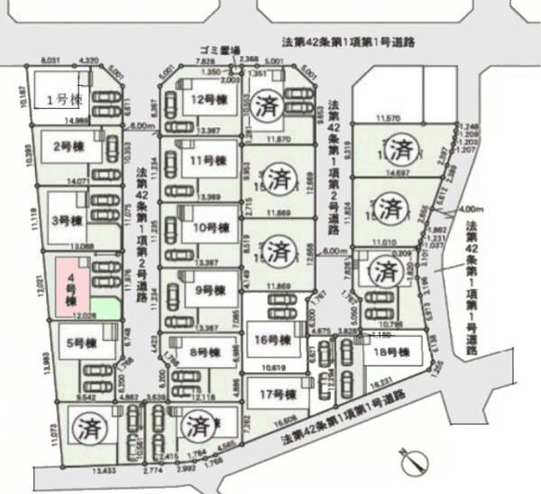 クレイドルガーデン成田市中台第5(全21棟内13棟)4号棟