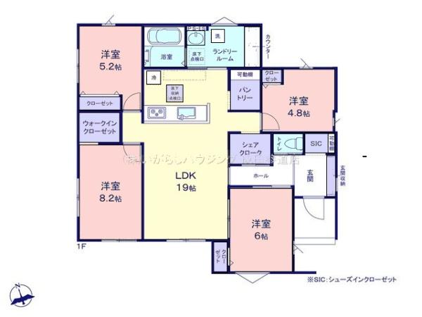 リガーレ富里市御料1期　全3棟　2号棟