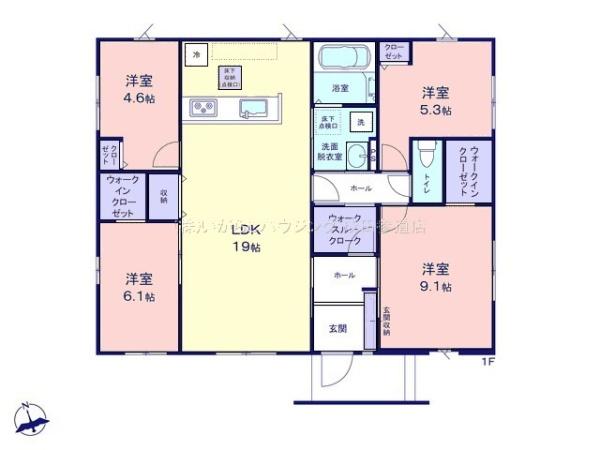 リガーレ富里市御料1期　全3棟　1号棟