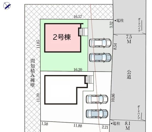 グラファーレ酒々井町上岩橋全2棟　2号棟