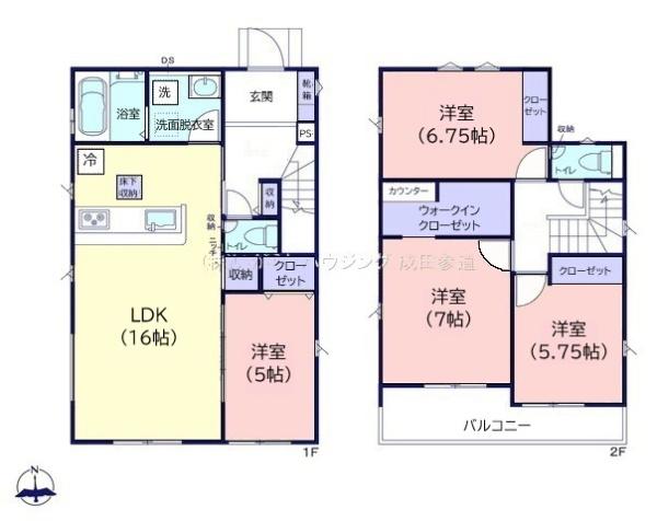 グラファーレ成田市橋賀台7期　全2棟　1号棟