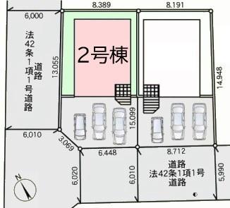 クレイドルガーデン酒々井町東酒々井第17全2棟　2号棟