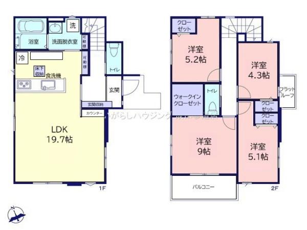 リガーレ成田市土屋1期　全2棟　2号棟