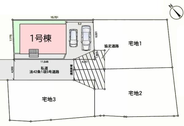 クレイドルガーデン成田市寺台第1　全1棟　1号棟