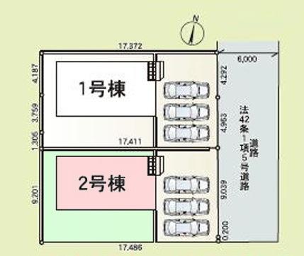 クレイドルガーデン成田市西三里塚第10全2棟　2号棟