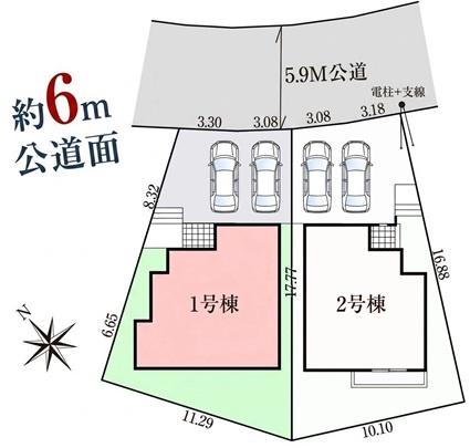 グラファーレ成田市吾妻8期（全2棟）1号棟