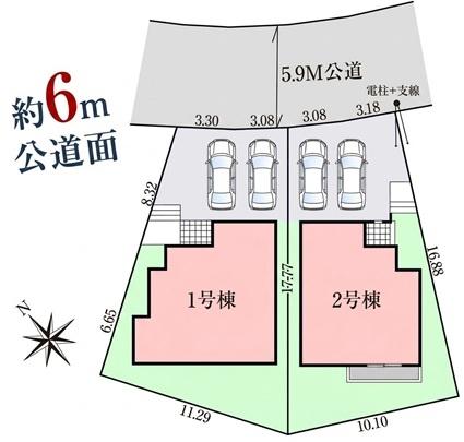 グラファーレ成田市吾妻8期（全2棟）2号棟