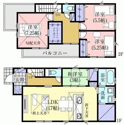 グラファーレ成田市吾妻9期　全2棟　1号棟