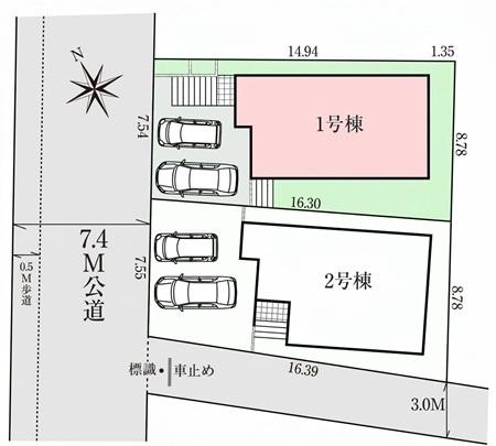 グラファーレ成田市吾妻9期　全2棟　1号棟