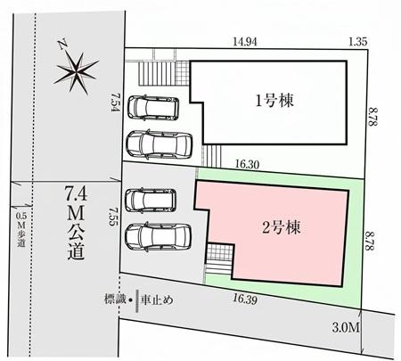 グラファーレ成田市吾妻9期　全2棟　2号棟