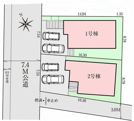 グラファーレ成田市吾妻9期　全2棟　2号棟