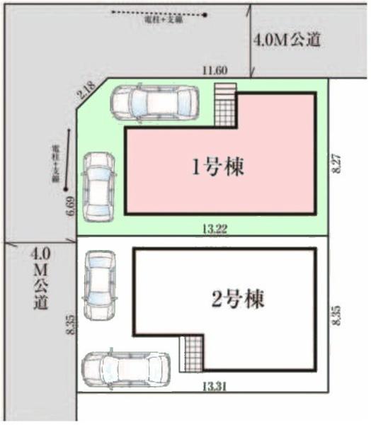 グラファーレ成田市並木町3期　全2棟　1号棟