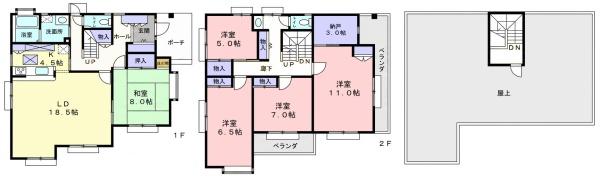 成田市並木町の中古一戸建て