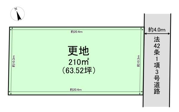 富里市中沢の土地