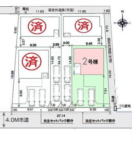 リナージュネクスジー富里市日吉倉25－1期全4棟　2号棟
