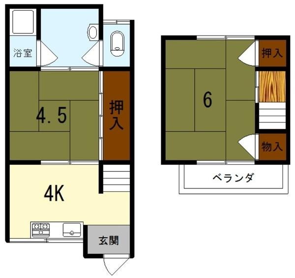 小倉町南堀池　南東向き