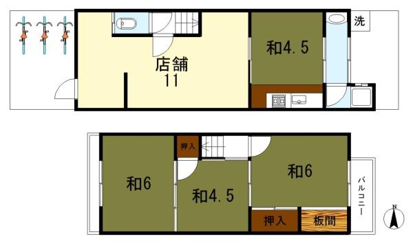 京都市右京区太秦朱雀町の中古一戸建