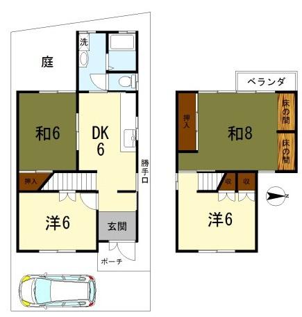 長岡京市一文橋２丁目の中古一戸建