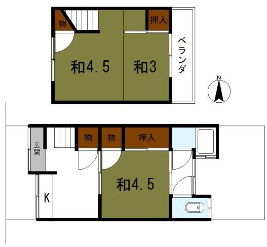 京都市伏見区醍醐槇ノ内町の中古テラスハウス