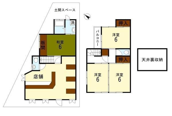 上鳥羽山ノ本町　店舗付住宅