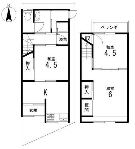京都市山科区西野楳本町の中古一戸建て