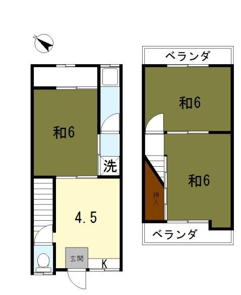 京都市東山区今熊野剣宮町の中古テラスハウス