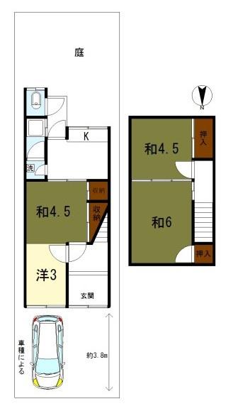 京都市北区西賀茂南今原町の中古一戸建て