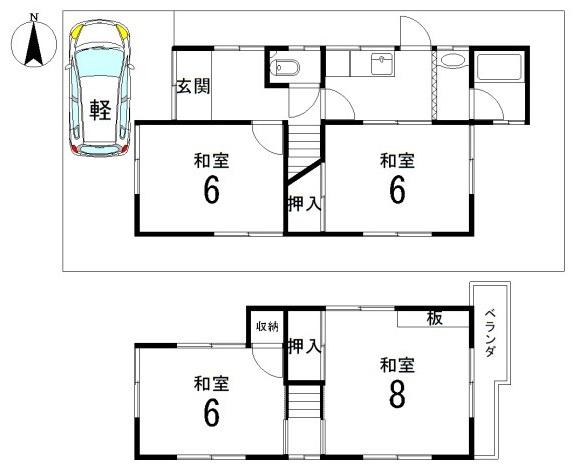 京都市西京区山田出口町の中古一戸建て
