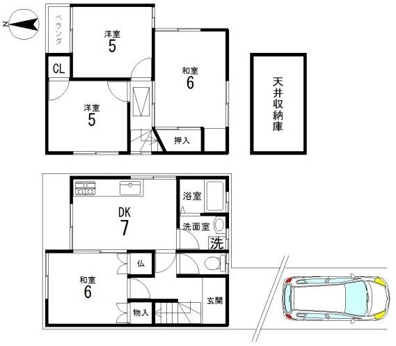 京都市中京区壬生下溝町の中古一戸建て